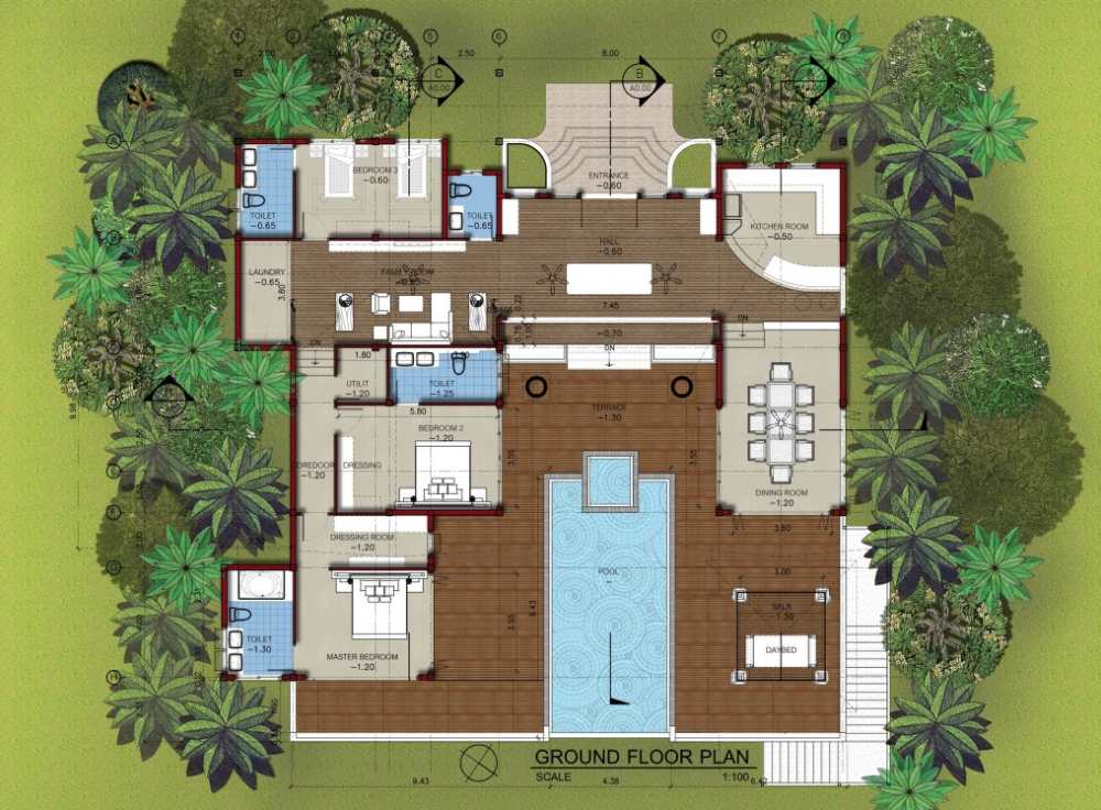 East Coast Pool Villa for Rent Lanta Island Property